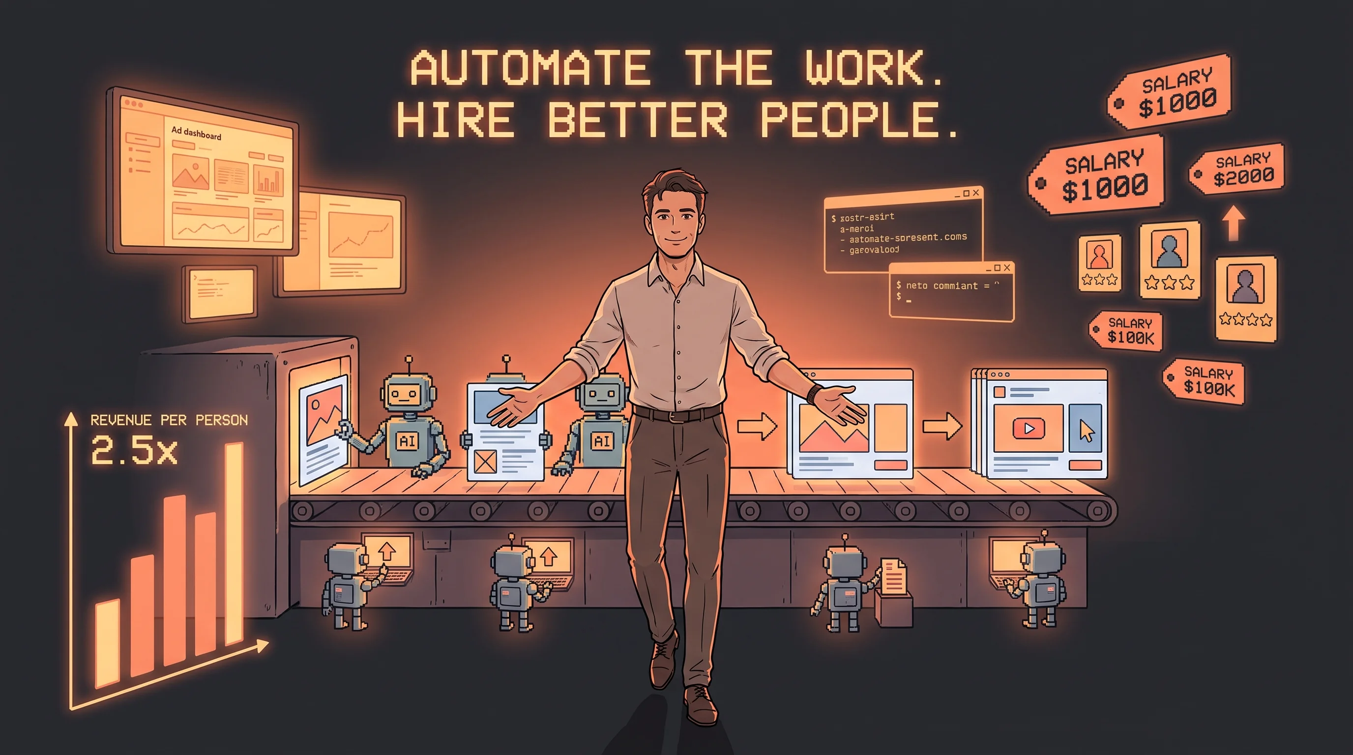 Hero image for They Automated 90% of Their Work. Then They Hired More People.
