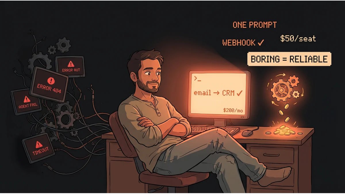 Hero image for The Boring AI Agents That Actually Make Money
