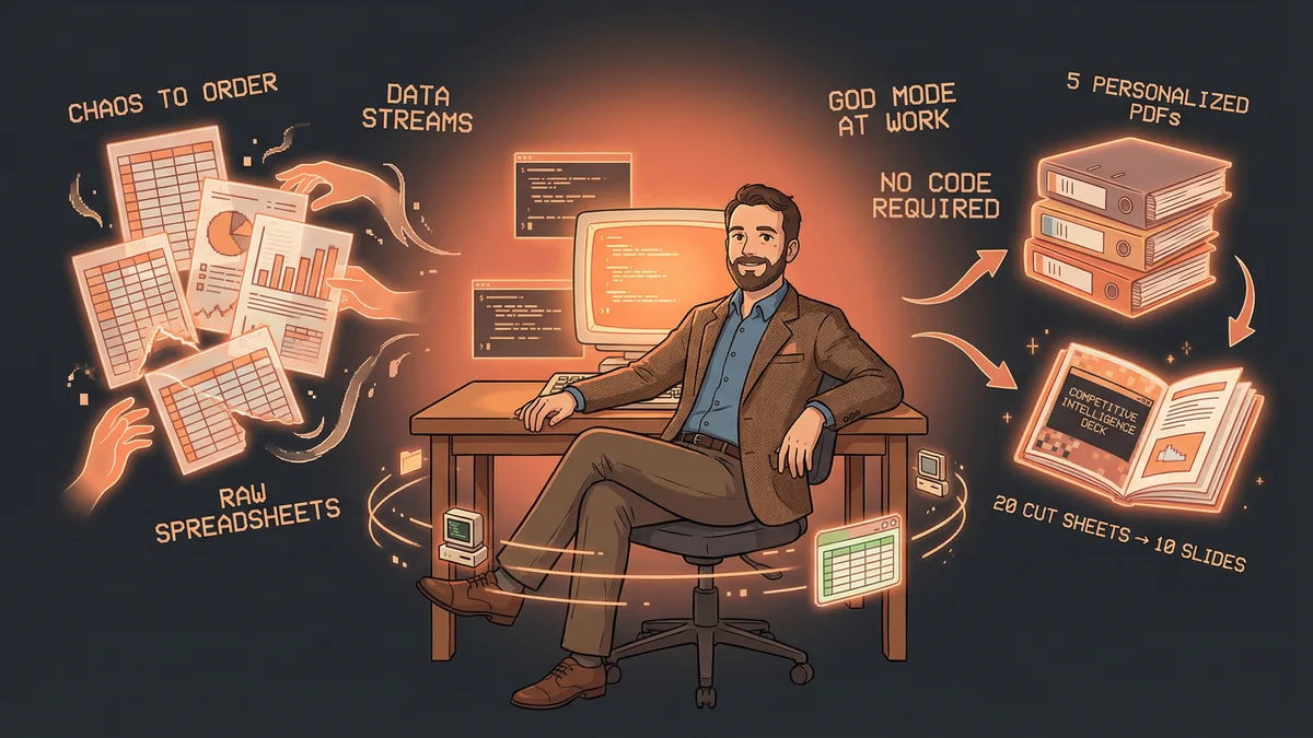 Hero image for Business Users Go Agent: Sales PDFs and Landing Pages Without Code