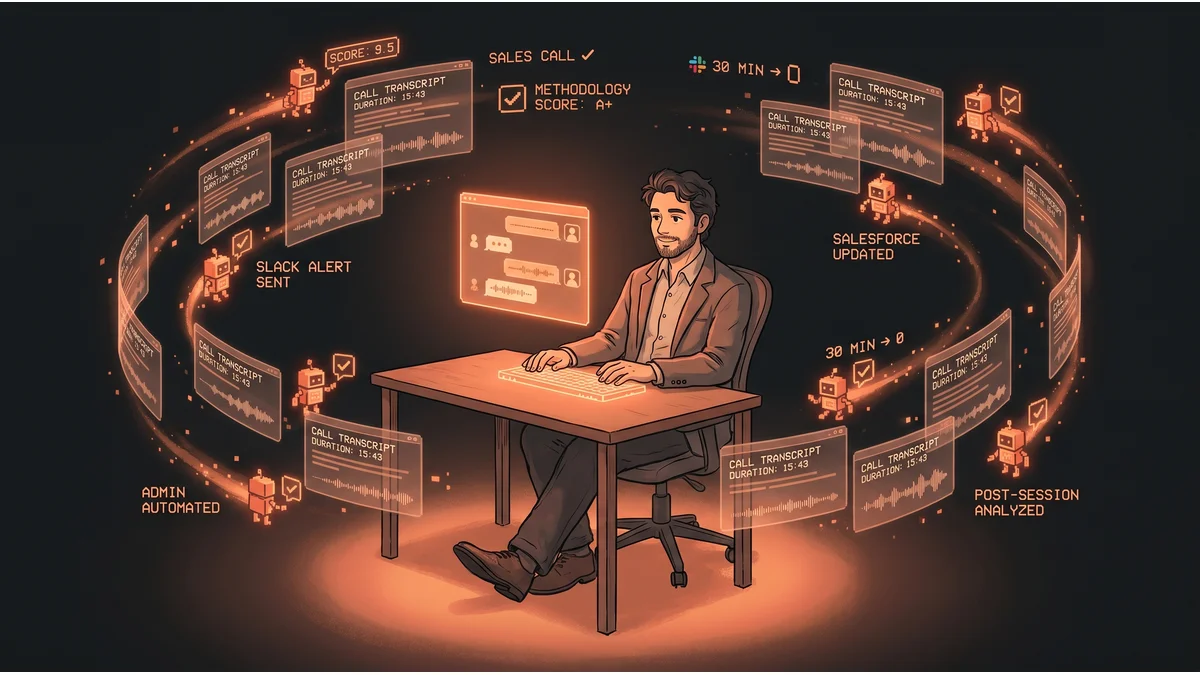 Hero image for Every Sales Call Reviewed: How AI Handles the Admin