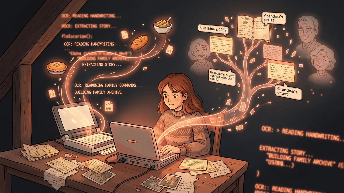 Hero image for AI Recipe Digitization: How Claude Code Saved 125 Years of Family Recipes