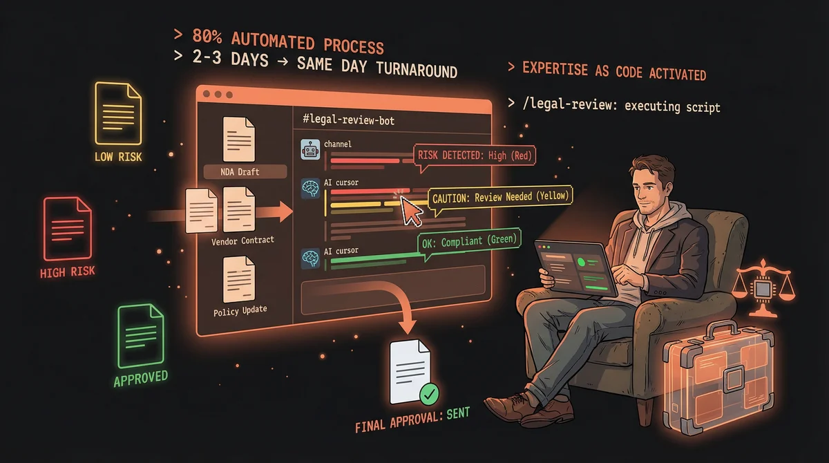 Hero image for The Lawyer Who Automated 80% of Legal Review (No Code)