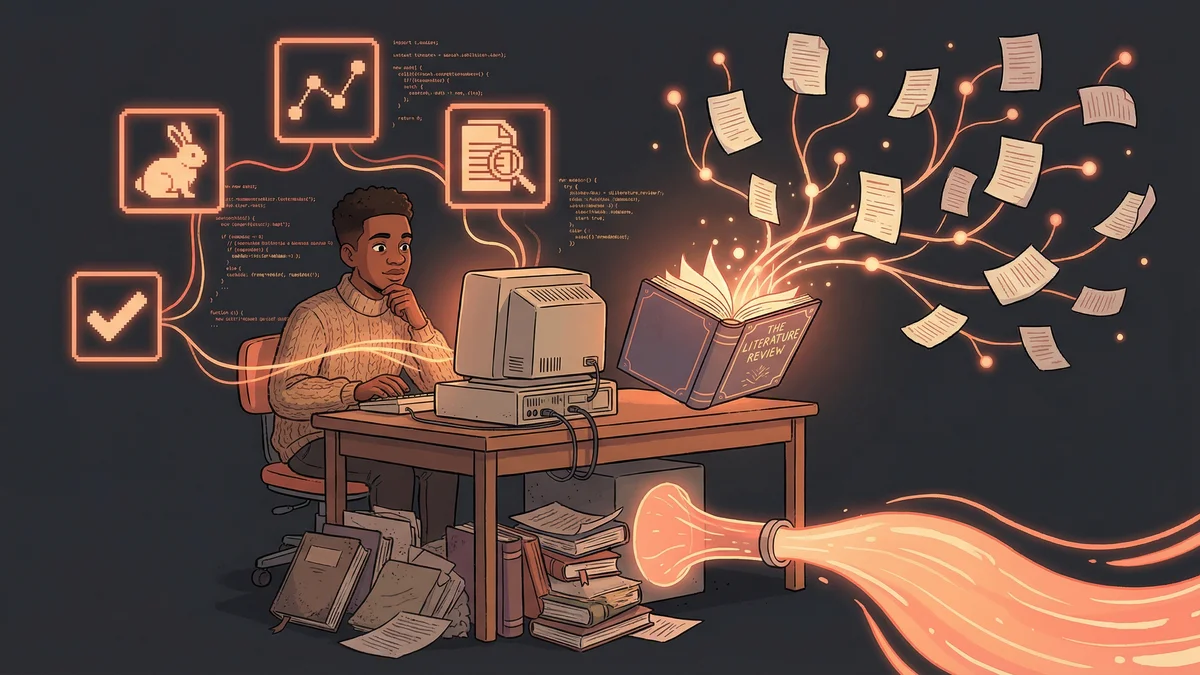 Hero image for AI Literature Review Tools: How Students Complete Reviews in Days Instead of Months