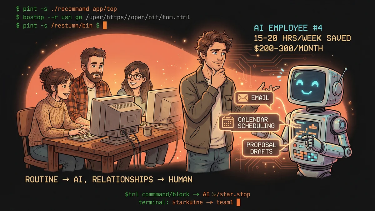 Hero image for The AI Employee Experiment - Hiring AI Instead of a Fourth Employee