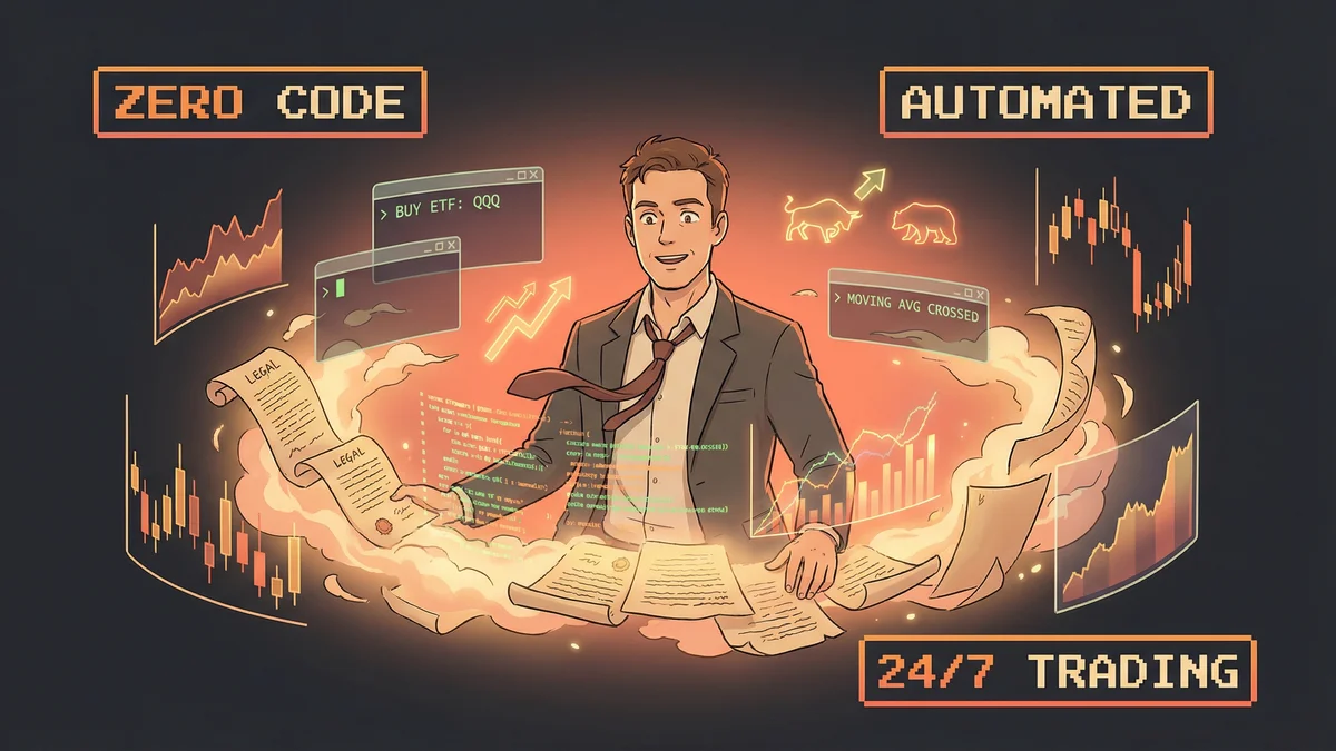 Hero image for AI Trading Bot Without Coding: How a Lawyer Built Automated Trading with Claude Code