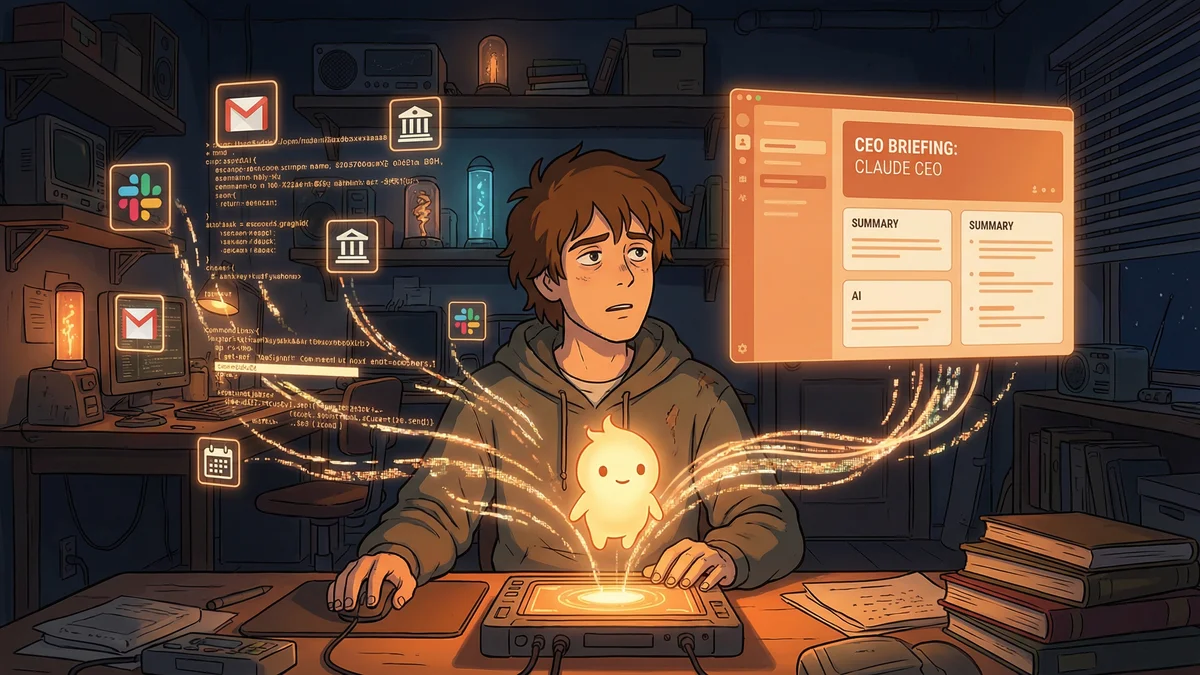 Hero image for AI Executive Briefing: How Claude Code Creates Automated CEO Dashboards