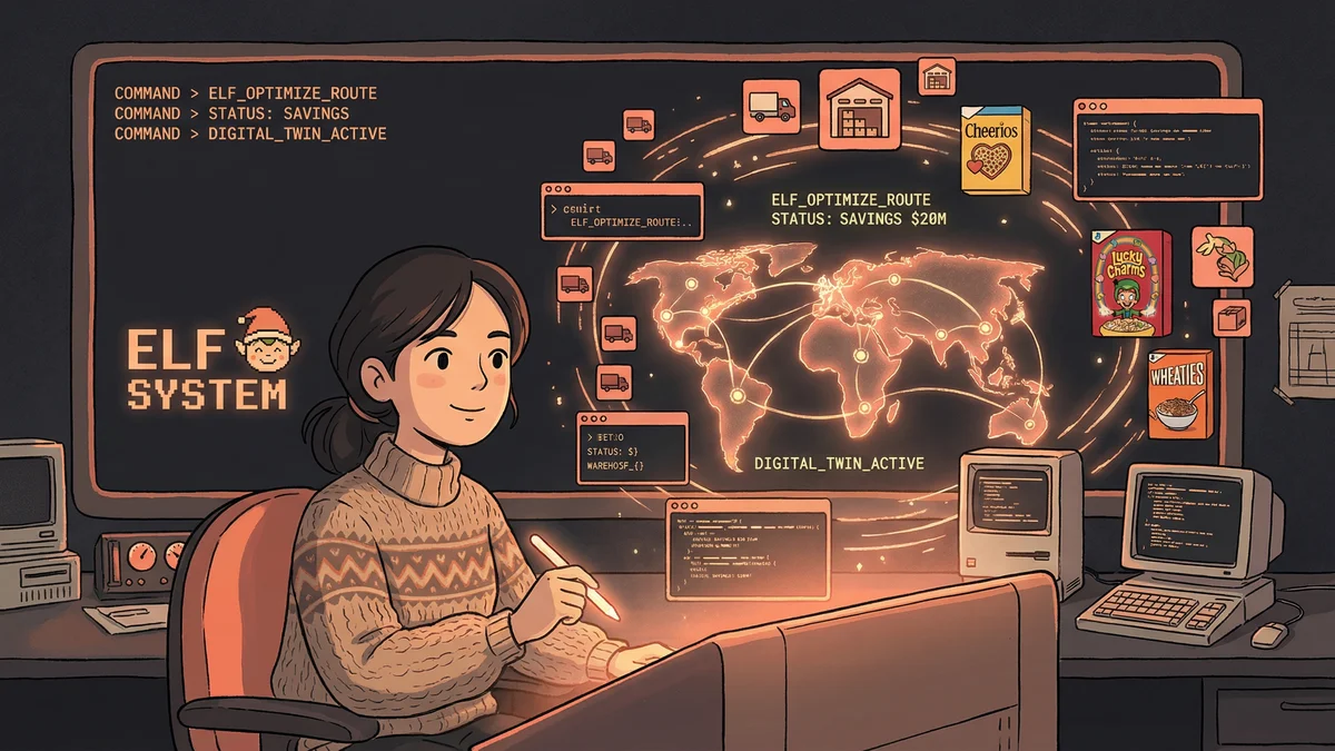 Hero image for How General Mills Saved $20M with AI Digital Twin Logistics