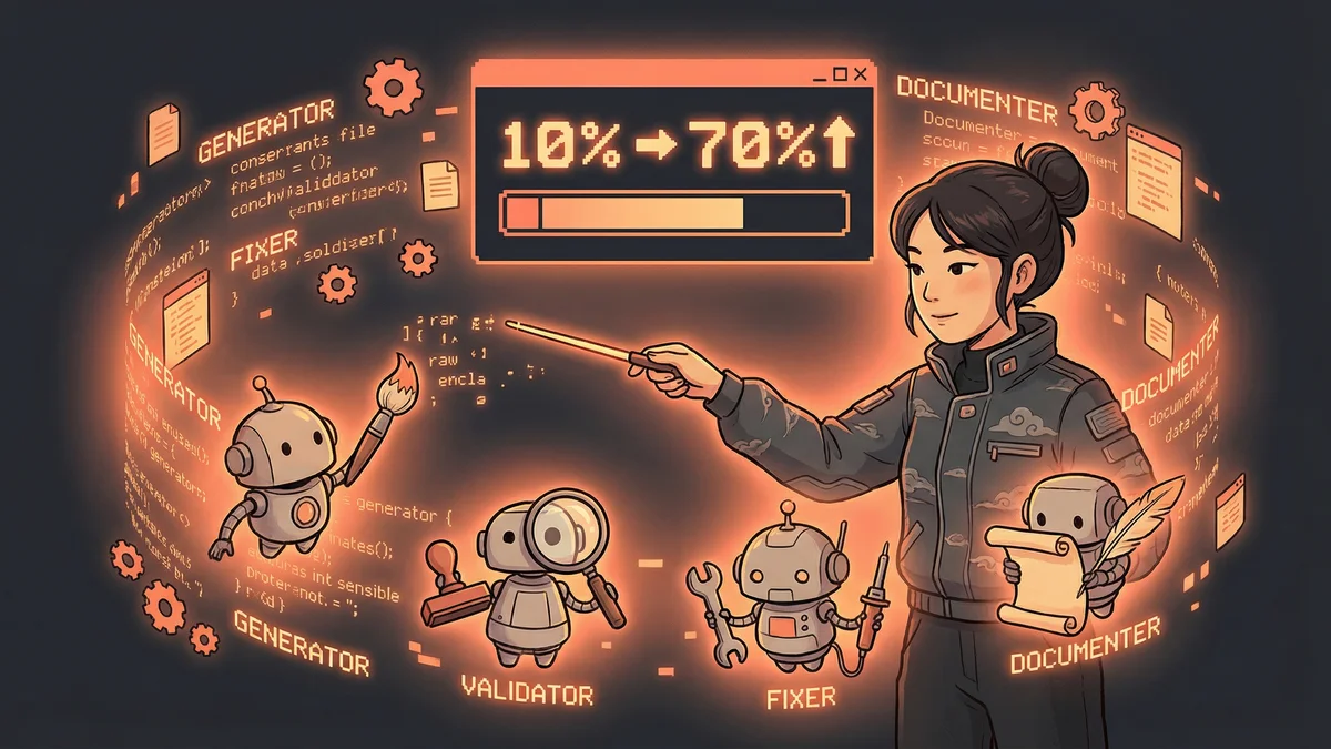 Hero image for How PwC Improved AI Code Generation from 10% to 70% Accuracy