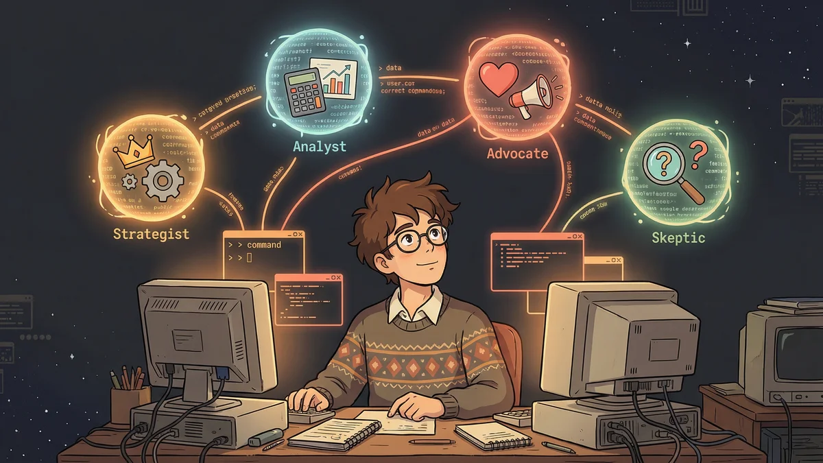 Hero image for Multi-Agent AI Decision Making: Running 4 Claude Instances as Your Advisory Board