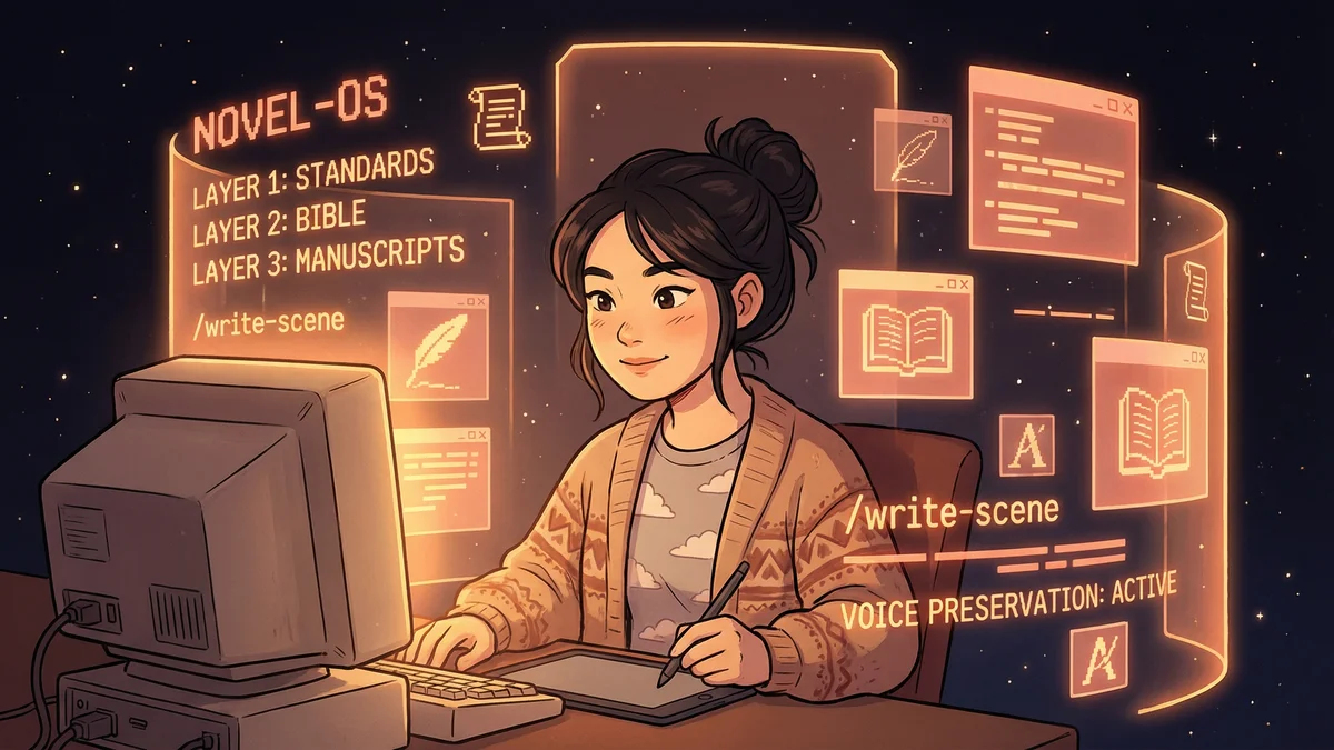 Hero image for AI-Assisted Novel Writing: How Claude Code Tripled a Fantasy Writer's Output