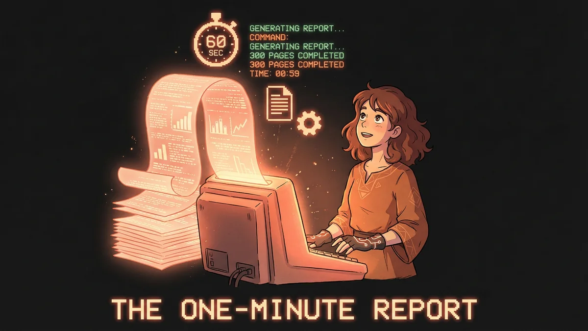 Hero image for AI Clinical Document Generation: 300-Page Reports in Under 60 Seconds