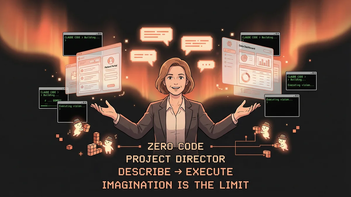 Hero image for Non-Coder to AI Project Manager: Building Apps Through Conversation with Claude Code