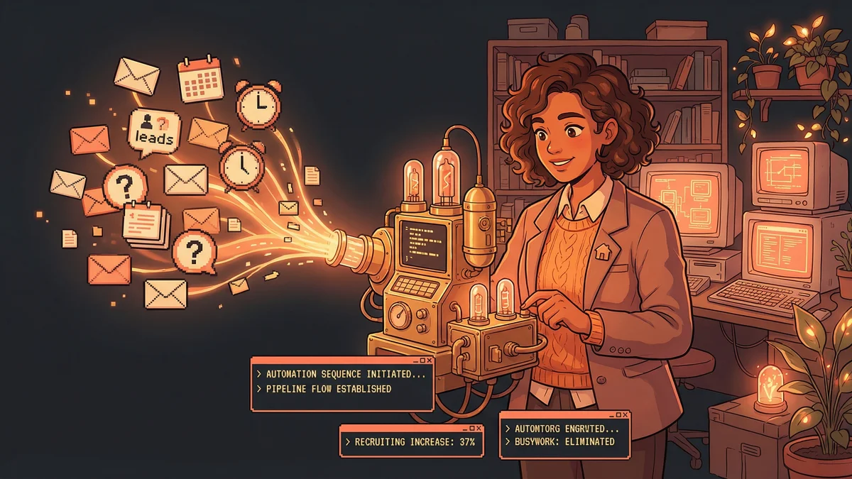 Hero image for AI Recruiting Automation: How a Real Estate Brokerage Boosted Hiring 37%