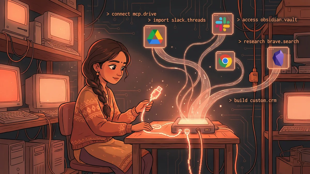 Hero image for MCP Server Setup: How to Connect Claude Code to Google Drive, Slack, and CRM