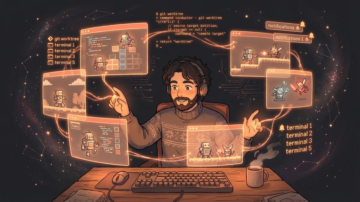 Hero image for Parallel Claude Code: Running 10-15 AI Instances Like a Strategy Game