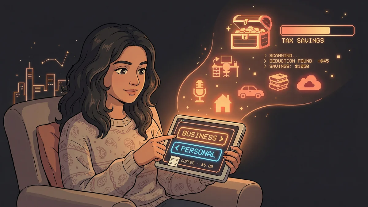 Illustration for: AI Expense Tracking for Freelancers: How Keeper Tax Found $4,200 in Missed Deductions